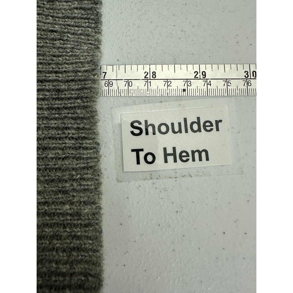 Bonjour Mens Vintage Cable Knit Shetland‎ Wool Blend Sweater Size L Old Money - Picture 6 of 7